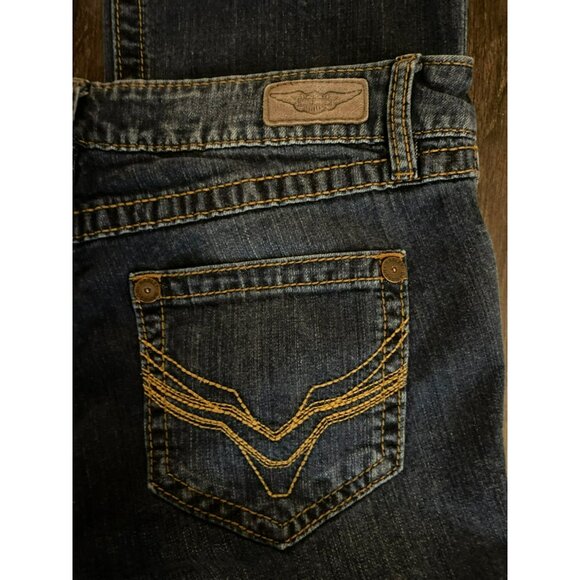 Harley-Davidson Curvy Bootcut Jeans Size 12T - Picture 9 of 10